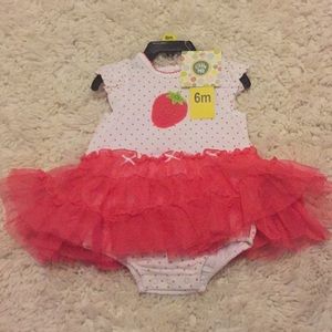 Pink and white tutu dress